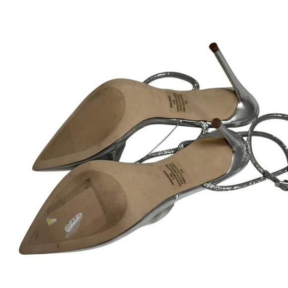 Steve Madden Clear Crystal Vienna Pump Stiletto Size 8.5 New $120 - Picture 8 of 10